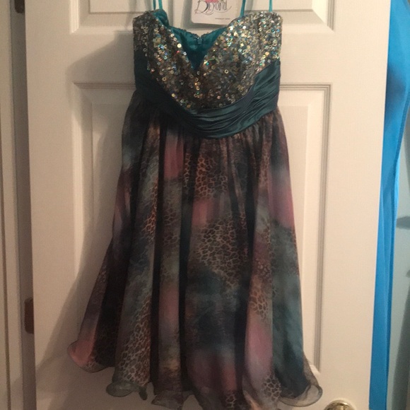 Cocktail animal print dress - Picture 4 of 7